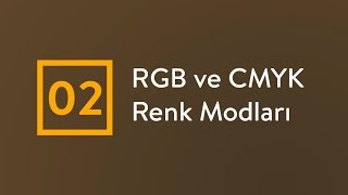 Illustrator Dersleri  2  RGB ve CMYK Renk Modlarıyla Çalışmak [upl. by Huttan]