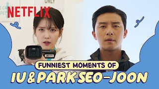 Funniest moments of Park Seojoon and IU in Dream ENG SUB [upl. by Lovmilla]