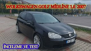 GOLF 5 16 midline 2007 DETAYLI İNCELEME VE TEST VİDEOSU [upl. by Boylan]