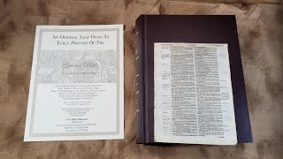 1560 Geneva Bible Regular Facsimile Edition [upl. by Jurdi593]