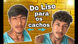 Como deixar o cabelo cacheado masculino [upl. by Neit]