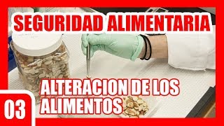 03 Seguridad Alimentaria  Alteración de los alimentos [upl. by Ylrbmik]