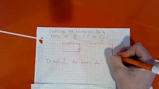 EnlargingReducing Shapes using Ratios [upl. by Annaxor]