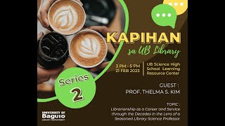 Kapihan sa UB Library Series 2  University of Baguio Library [upl. by Melcher]