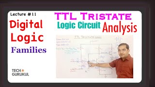 11 TTL Tristate Logic Circuit in Hindi  TECH GURUKUL By Dinesh Arya [upl. by Siletotsira]