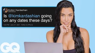 Kim Kardashian Replies to Fans on the Internet  Actually Me  GQ [upl. by Norrehs]