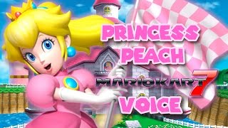 Mario Kart 7  Peachs Voice [upl. by Ashbey]