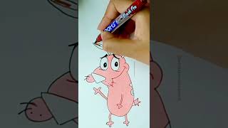 Coloring in Courage the Cowardly Dog [upl. by Elenore]