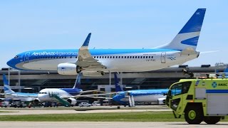 RASANTE AEROLÍNEAS ARGENTINAS LVFUC BOEING 7378HSWL en Aeroparque Jorge Newbery [upl. by Eerehc]