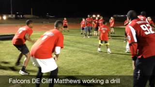 Falcons football drill [upl. by Brendis993]