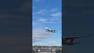 Iberia A350900 ECOAX LHR Arrivals Runway27R IB3166 from Madrid shorts [upl. by Fogel88]