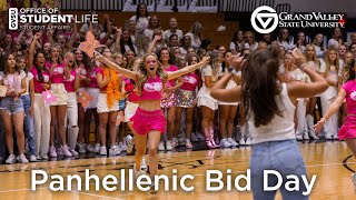 GVSU Panhellenic Bid Day Highlight Video 2024 [upl. by Peih]