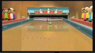 Wii Sports Resort  Bowling 100Pin Game [upl. by Hares115]