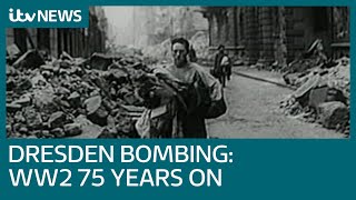 Dresden World War Two bombing 75 years on  ITV News [upl. by Haggerty]