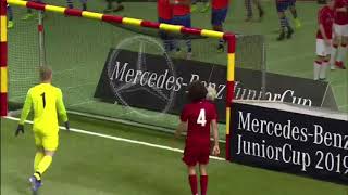 Evangelo Spartiatis 2 goals v Liverpool  Liverpool 34 Atlanta United  Mercedes Benz Junior Cu [upl. by Nomad]