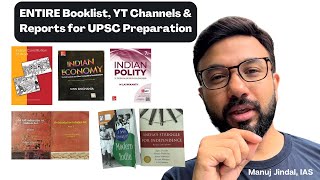 The Ultimate UPSC booklist and web resources  All aspirants need is this  Manuj Jindal IAS [upl. by Riocard]