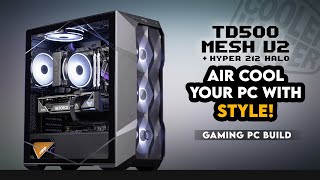 The 39 Cooler That CAN  Cooler Master TD500 Mesh V2  Hyper 212 Halo Gaming PC Build [upl. by Moersch]