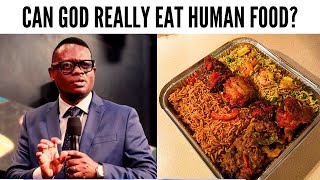 CAN GOD EAT HUMAN FOOD JUST AS MEN ATE ANGELS BREAD IN THE WILDERNESS  APOSTLE AROME OSAYI [upl. by Mada342]