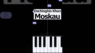 Dschinghis Khan  Moskau  Piano Tutorial [upl. by Edalb]