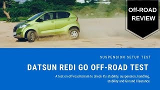 Datsun Redi go Review Offroad [upl. by Enylcaj]