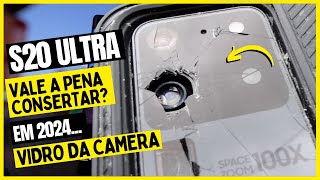 Troca de vidro da câmera S20 Ultra Tutorial completo e fácil para iniciantes [upl. by Glaab]