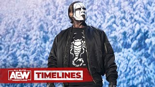 The ICON Sting in AEW  AEW Timelines [upl. by Tasia]