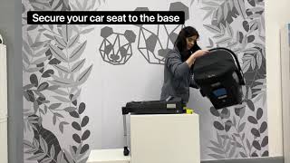 How to fit Silver Cross Balance ISOFIX Car Seat [upl. by Jocelyne]