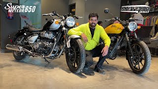 RE New Meteor 650 VS Meteor 350  ₹2 lakh Diff  Detailed Comparison [upl. by Onitsoga]