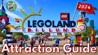 LEGOLAND Billund ATTRACTION GUIDE  2024  First amp ORIGINAL Legoland in Denmark [upl. by Eikkin]