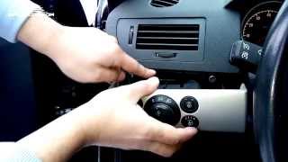 Opel Astra H Tutorial How to Remove Headlight Switch [upl. by Notnert]