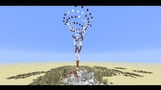 Minecraft TNT Tornado [upl. by Oribel833]