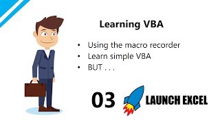 Excel Macros amp VBA 3 Learn simple Excel VBA using the Macro Recorder [upl. by Nifled]