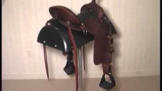 Closeup of Fabtrons new Cross Trail Saddle by HorseSaddleShopcom [upl. by Orvan]