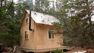 Building a Remote Off Grid Cabin in the woodsDeep Dive commentary [upl. by Farr]