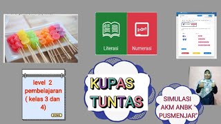 Simulasi Soal ANBK Pusmenjar kemdikbud SD kelas 5 level 2  soal ANBK numerasinumerasi [upl. by Inaliel787]