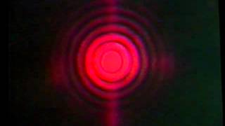 Optics Fraunhofer diffraction  circular apertures  MIT Video Demonstrations in Lasers and Optics [upl. by Ayotol44]