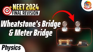 Wheatstones Bridge amp Meter Bridge  NEET Physics  NEET2024FinalRevision srichaitanyagosala [upl. by Dimitri]