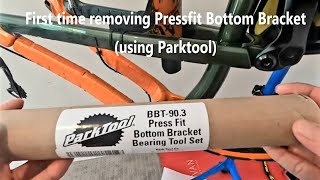 Removing PressFit bottom bracket Sram Dub Pressfit BB [upl. by Joycelin]