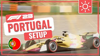 F1 23 PORTUGAL SETUP Optimales RennSetup für Portimão  Trocken [upl. by Adlesirc]