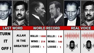 Ataturk VS Saddam Hussein Comparison [upl. by Gant]