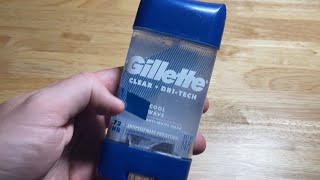 Gillette DriTech Cool Wave Gel Deodorant  Smell Fresh for up to 72 hours [upl. by Ankney]