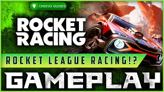 Rocket League Racing  4K Gameplay First 5 Tracks FORTNITE [upl. by Kerk]