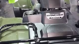 2016 Honda Rancher 420 4x4 ATV WalkAround Video  TRX420FM1 Four Wheeler [upl. by Akimak414]