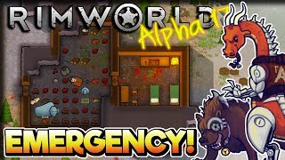 Emergency Camp  Rimworld Alpha 17 Gameplay – Lets Play Part 48 [upl. by Eidaj]