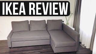 FRIHETEN Corner sofabed with storage Skiftebo dark gray  REVIEW  4 month review [upl. by Pooley411]