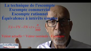 ESCOMPTE EFFETS DE COMMERCE [upl. by Acinyt772]