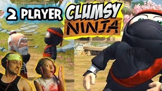 We Play CLUMSY NINJA Father Daughter iOS Face Cam Gameplay [upl. by Lauralee]