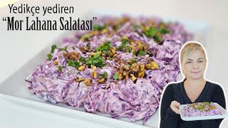 Sofraya geldiği gibi bitti Yedikçe yediren “Mor lahana salatası “ [upl. by Najib759]