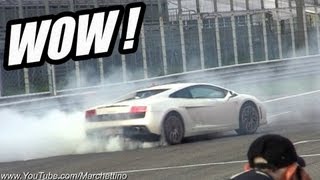 Lamborghini LP5604 HUGE BURNOUT [upl. by Newlin]