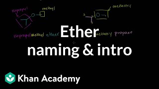 Ether naming and introduction  Organic chemistry  Khan Academy [upl. by Gerge610]